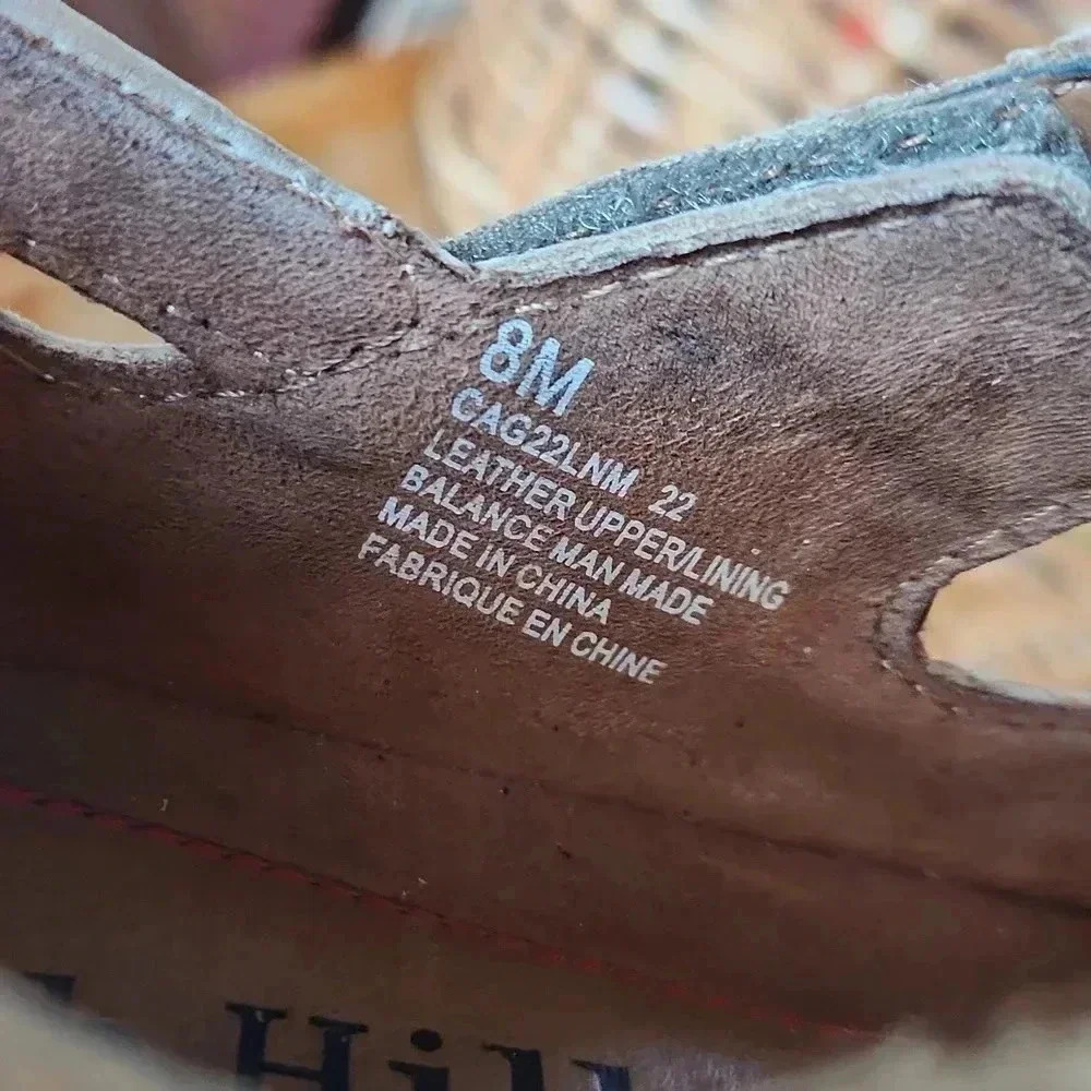 Cobb Hill Parker Mary Jane Flat sz 8‎ Linen Leather - Picture 9 of 13
